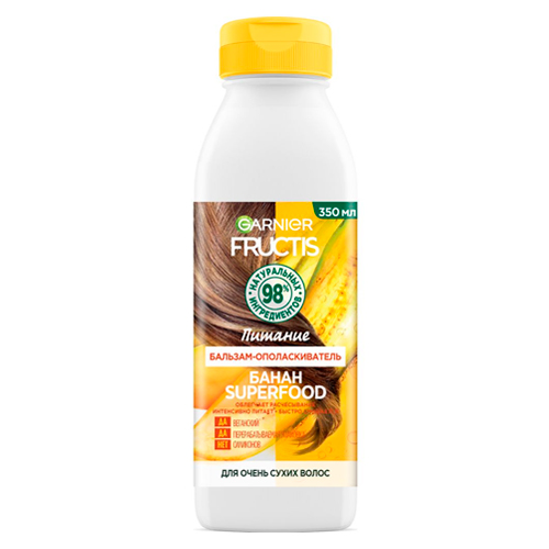 Купить Fructis бальзам-ополаскиватель Банан Superfood Питание д очень ...