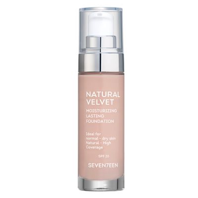 Seventeen Тональный крем длительного действия Natural Velvet Moisturizing Lasting FOUNDATION, тон 4