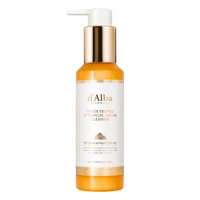 D`ALBA Масло+пенка для глубокого очищения White Truffle Return Oil Cream Cleanser 150 мл