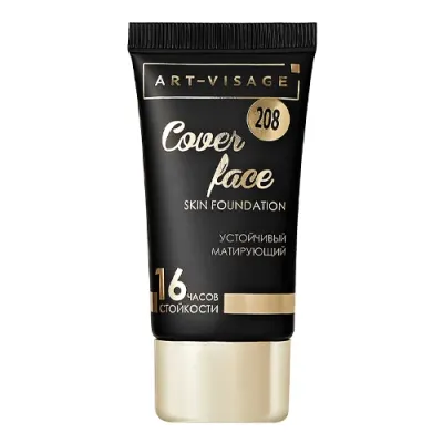 Тональный крем Cover Face 208 теплый бежевый