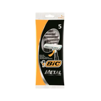 Bic Бритвенный станок Metal пачка 5 шт