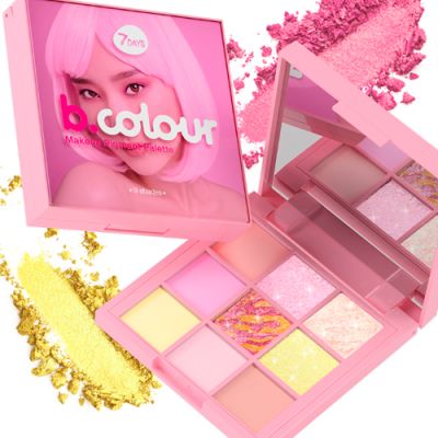 B.COLOUR Палетка теней для век / 03 Bubblegum, 9 шт х 1 г