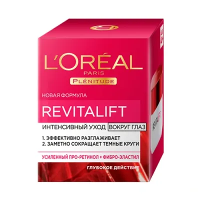 L'Oreal Крем для контура глаз REVITALIFT, 15 мл