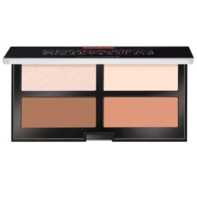 Набор для скульптурирования лица Contouring & Strobing Palette тон 001 Светлая кожа