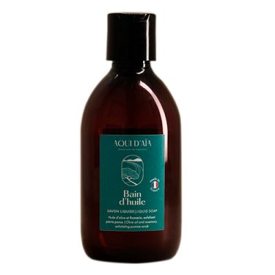 OIL BATH Olive-Rosemary + Pumice Scrub MOYLI VANNA uchun suyuq sovun zaytun-rozmarin 300 ml