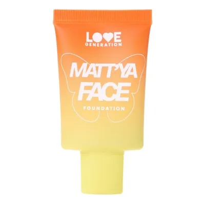 Матирующий тональный крем c экстрактом матчи / Mattifying foundation cream with matcha extract Matt'ya Face тон 01 30 мл