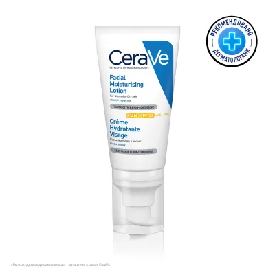 AM Facial Moisturising Lotion SPF30 with Ceramides for Normal to Dry Skin, 52ml