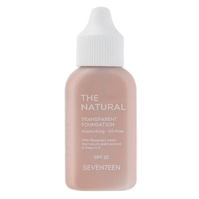 Seventeen Тональный крем с естественным покрытием THE Natural Transparent FOUNDATION, тон 4