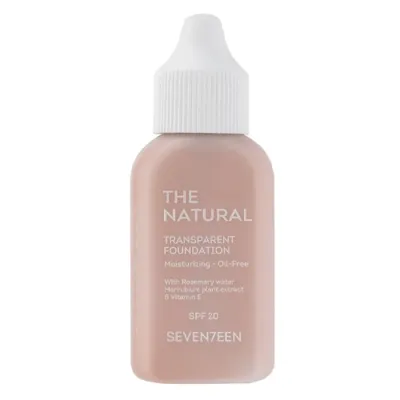 Seventeen Тональный крем с естественным покрытием THE Natural Transparent FOUNDATION, тон 4