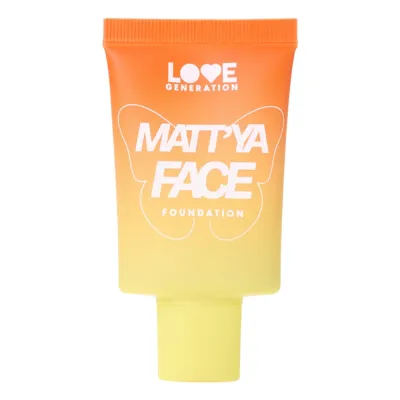 Матирующий тональный крем c экстрактом матчи / Mattifying foundation cream with matcha extract Matt'ya Face тон 02 30 мл