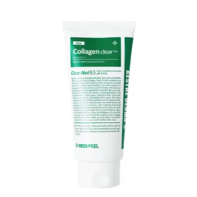 Green Cica Collagen Clear 2.0 Коллагеновая пенка для умывания с CICA-комплексом 300мл