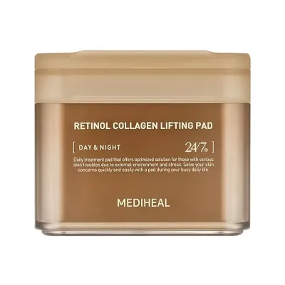 Retinol Collagen Lifting PAD Разглаживающие тонер-пэды 100 шт 100 мл