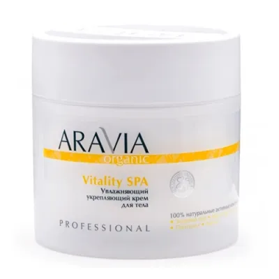 Org Tana uchun namlantiruvchi mustahkamlovchi krem Vitality SPA, 300 ml