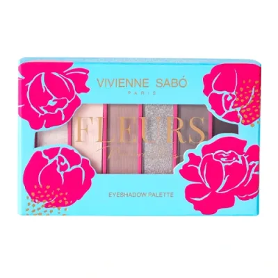 Палетка теней для век Palette d'ombres a paupieres Fleurs naturelles 04