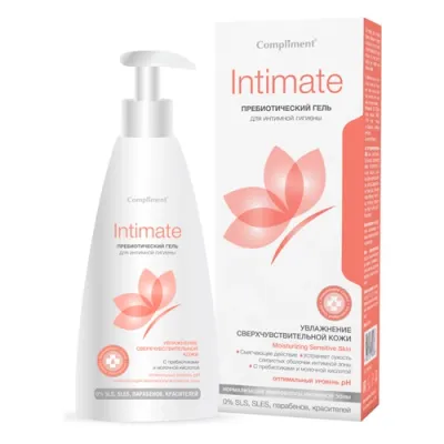 Compliment Intimate Гель для интимной гигиены с пребиотиками 250 мл