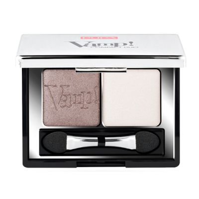 Компактные двойные тени VAMP! DUO тон 008 кремовый серо-коричневый