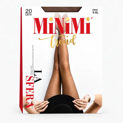 Колготки женские Minimi LA SFERA 20 NERO