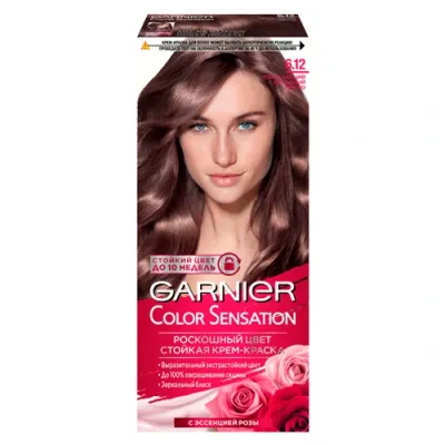 Garnier Color Sensation Garnier Стойкая крем-краска для волос Color Sensation Оникс № 2.2 Перламутровый черный 110 мл