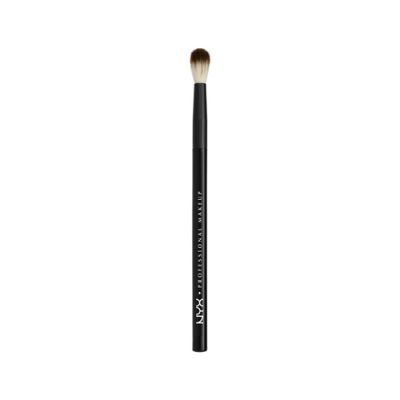 NYX Professional Makeup Профессиональная кисть для макияжа глаз Pro Brush, Blending 16, длинная, округлая, синтетическая.