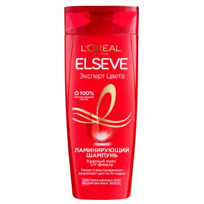 L'oreal ELSEVE ЦВЕТ И БЛЕСК Шампунь для окрашенных или мелированных волос, 400 мл