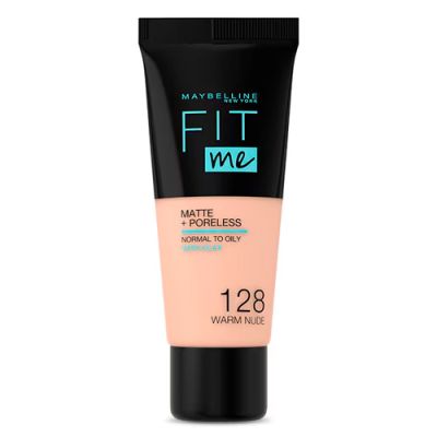 Тональный крем для лица Fit Me оттенок 128 натурально-бежевый, 30 мл