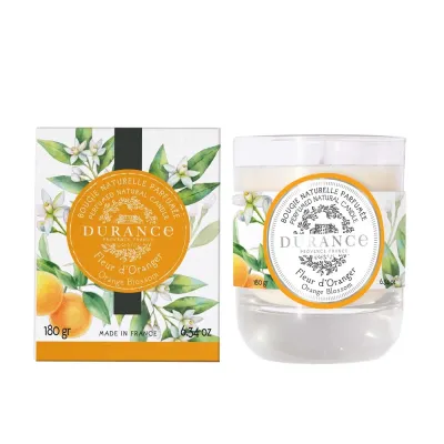 Perfumed natural candle Orange Blossom 180 gr 6.34 oz Свеча