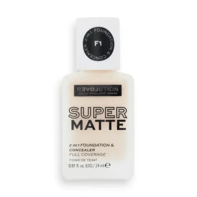 Reloverevolution тональная основа и консилер 2 в 1 Supermatte 2 IN 1 Foundation & Concealer F1