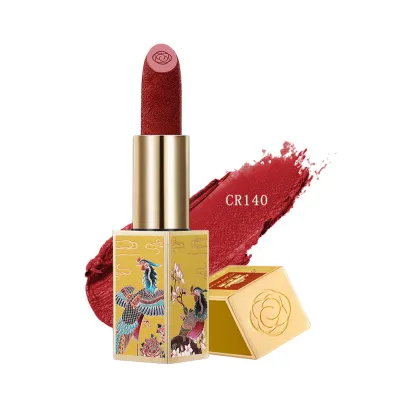 X SUMMER PALACE LIPSTICK o'ymali lab bo'yog'i CO140 RUBY 3.6g
