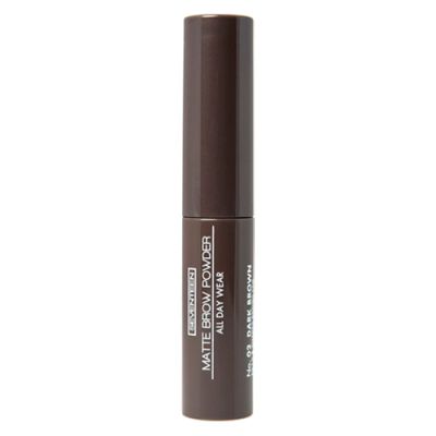 Seventeen Тени-пудра для бровей с матовым эффектом Matte Brow Powder ALL DAY Wear тон 02 тёмно-коричневый