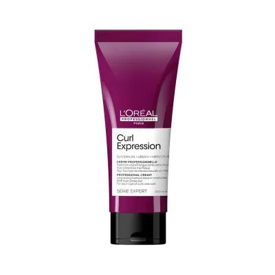Крем-уход L'Oreal Professionnel CURL EXPRESSION НЕСМЫВАЕМЫЙ ДЛЯ УКЛАДКИ, ТЕРМОЗАЩИТЫ И УВЛАЖНЕНИЯ КУДРЯВЫХ ВОЛОС 200МЛ