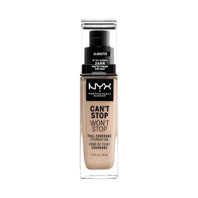 NYX PM Стойкая тональная основа Can’t Stop Won’t Stop №02 Nude матовый 30 мл
