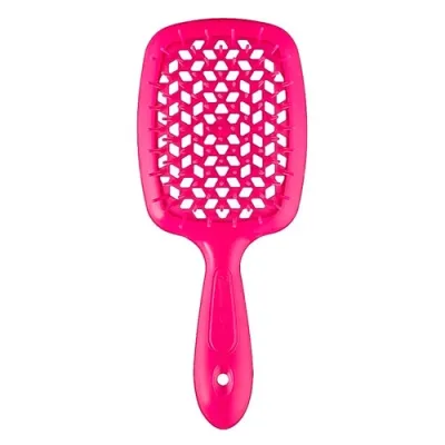 Janeke SUPERBRUSH РАСЧЕСКА МАЛЕНЬКАЯ ФУКСИЯ FLUO 17,5x7x3СМ
