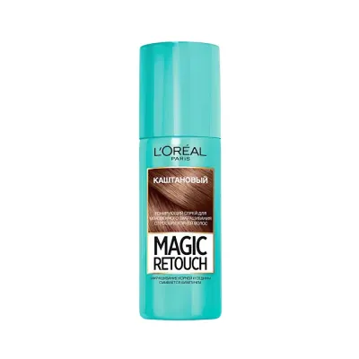 Paris Тонирующий спрей для мгновенного закрашивания отросших корней Magic Retouch, оттенок 3 Каштановый 75 мл