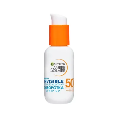 Quyoshdan himoya qiluvchi yuz serumi "Ko'rinmas himoya", SPF 50+, 30 ml