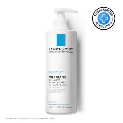 Toleriane Caring Wash Очищающий крем-гель для умывания, 400 мл