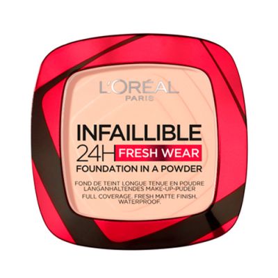 L'Oreal «INFAILLIBLE 24H Fresh WEAR» НОВОГО ПОКОЛЕНИЯ, Пудра  оттенок 180, 30МЛ