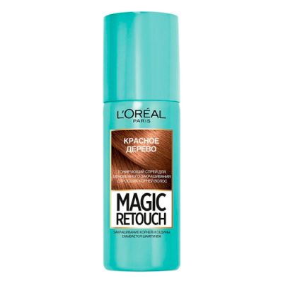 Magic Retouch Тонирующий спрей для мгновенного закрашивания тон красное дерево