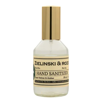 Zielinski & Rozen Sanitizer Hand Spray 199 Black vetiver, Amber  Санитайзер Спрей для рук 199 Черный ветивер, Амбра 50мл