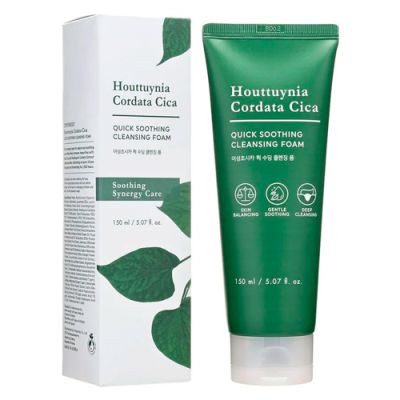 Пенка для умывания HOUTTUYNIA CORDATA CICA QUICK SOOTHING CLEANSING FOAM 150ml