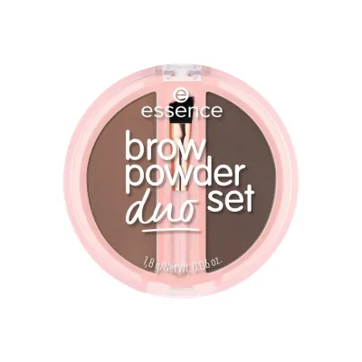 Набор для бровей brow powder duo set 02 1уп