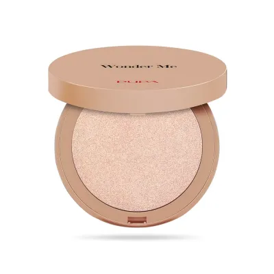 Компактный хайлайтер для лица Wonder ME Glow  тон 101 Розовое золото