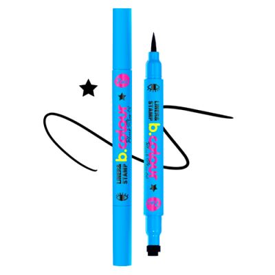 B.COLOUR Подводка-штамп для глаз черная / 02 Black Star, 2 мл