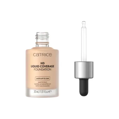 Тональная основа с матовым финишем HDLiquid Coverage Foundation 030 1уп