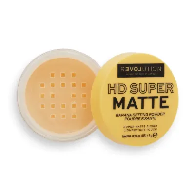 RELOVEREVOLUTION ПУДРА РАССЫПЧАТАЯ HD SUPER MATTE SETTING POWDER Banana