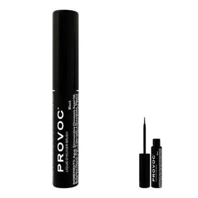 Liquid Eyeliner Brush Black Ультратонкая жидкая подводка для глаз LQELN
