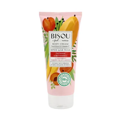 Body Cream Nutrition and vitamin C, stimulates collagen production, 200 ml