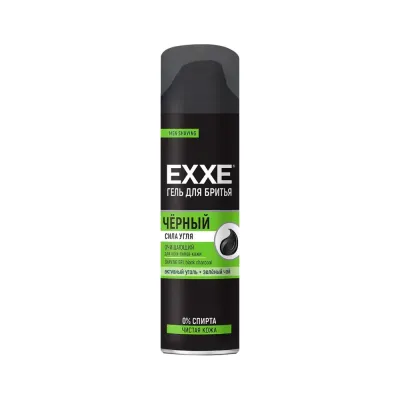 BLACK shaving gel, 200 ml