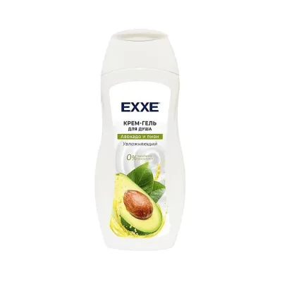 Moisturizing shower gel cream "Avocado and peony", 400 ml