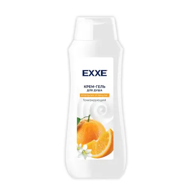 Toning shower gel cream "Orange and patchouli", 400 ml
