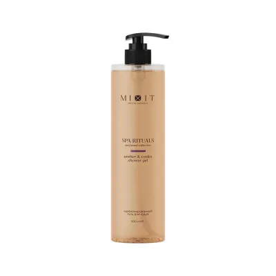 Парфюмированный гель для душа с ароматом амбры и бобов тонка MIXIT Spa Rituals Amber & Tonka Perfumed Gel 500мл